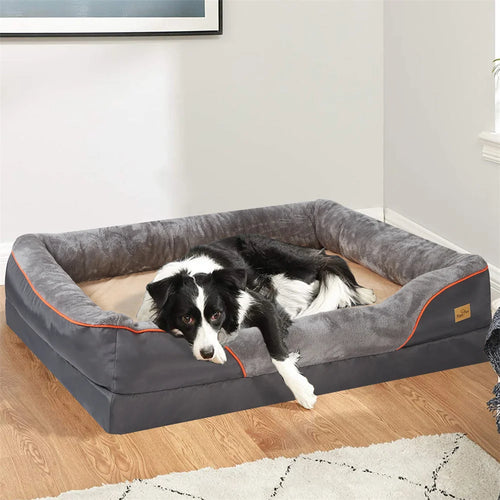 Orthopedic Memory Foam Dog Bed – Gelenkschonendes Premium Hundebett
